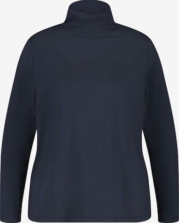 SAMOON Shirt in Blauw: voorkant