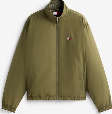 Tommy Jeans Демисезонная куртка 'ESSENTIAL' в Зеленый: спереди