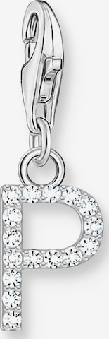 Thomas Sabo Pendant 'P' in Silver: front