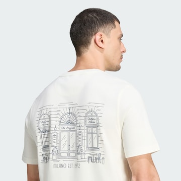ADIDAS ORIGINALS Tričko 'Milano Shop' – bílá