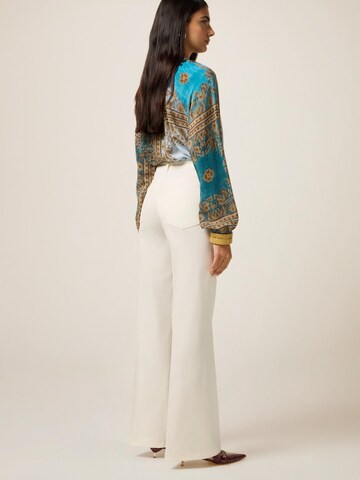 Regular Pantalon oltre en blanc