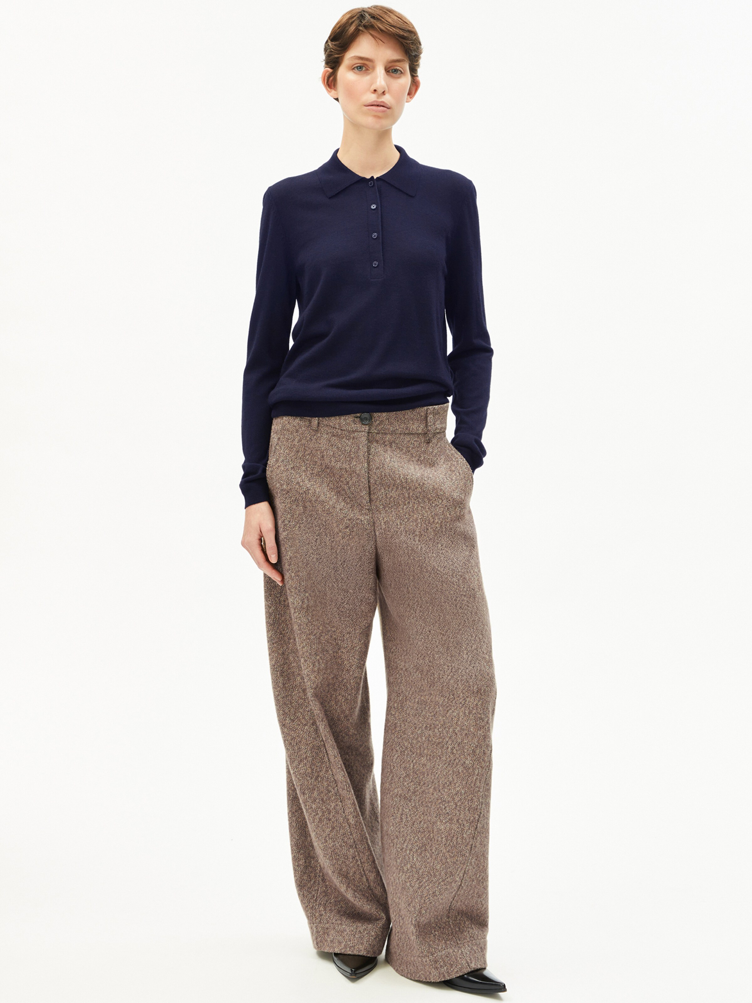 ARMEDANGELS Trui in Blauw: voorkant