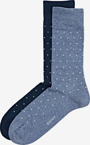 Chaussettes ESPRIT en bleu : devant