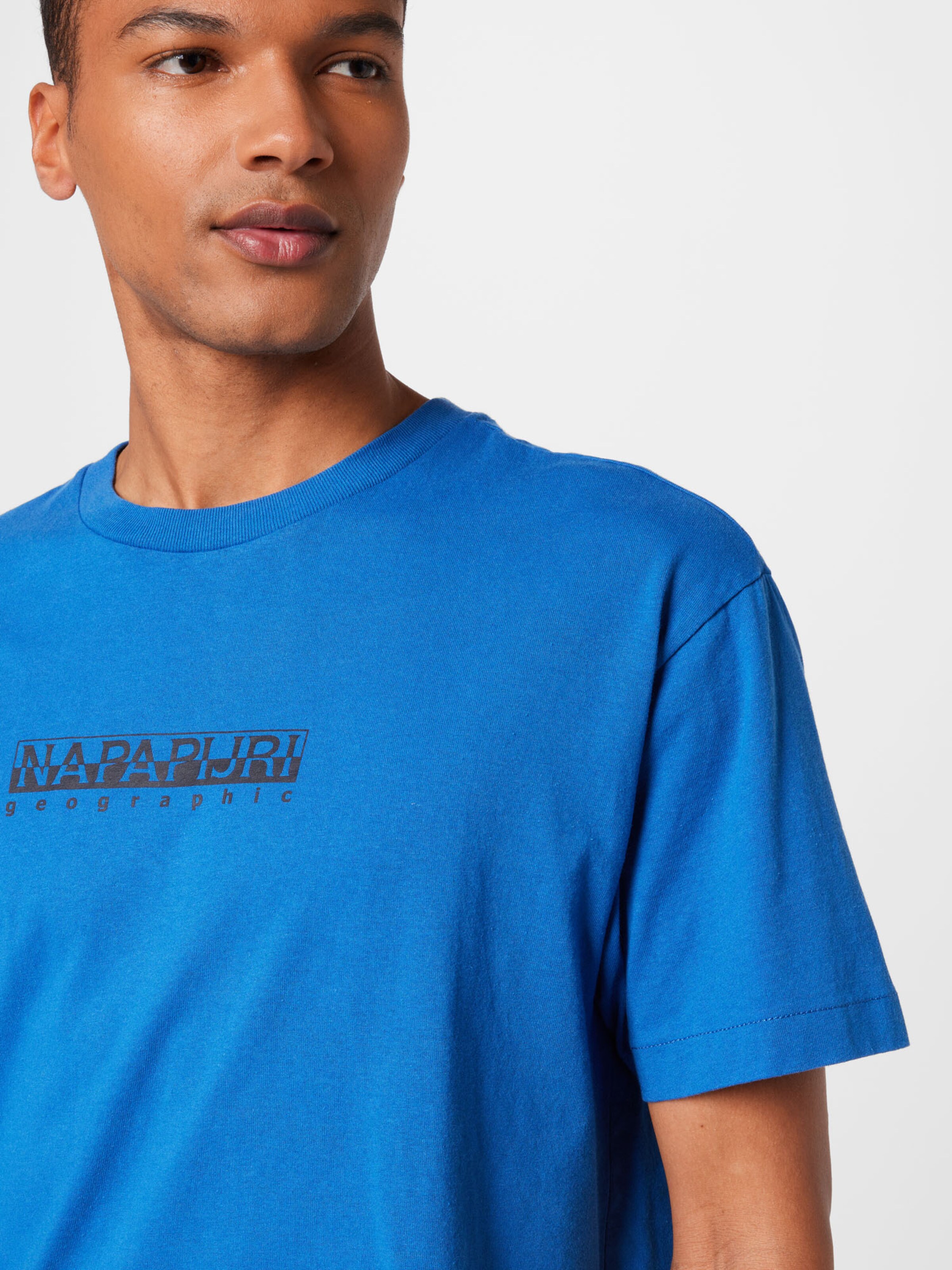 Männer Große Größen NAPAPIJRI T-Shirt in Blau - YD30580 Männer Große Größen NAPAPIJRI T-Shirt in Blau - YD30580