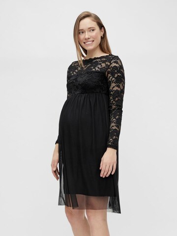 Robe 'MIVANA' MAMALICIOUS en noir : devant