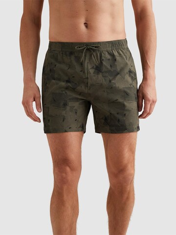PME Legend Regular Byxa 'Keyland swim shorts' i grön: framsida