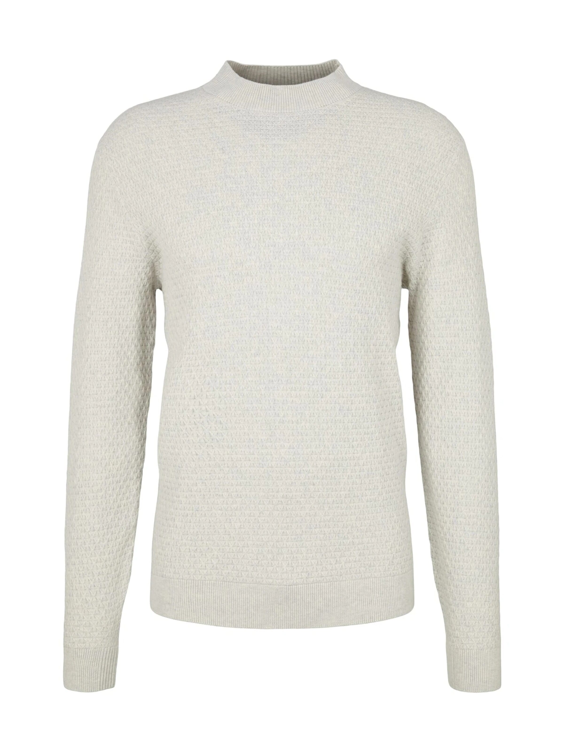 TOM TAILOR Sweater in Grey: front
