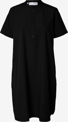 SELECTED - Vestido 'SLFBLAIR' en negro: frente