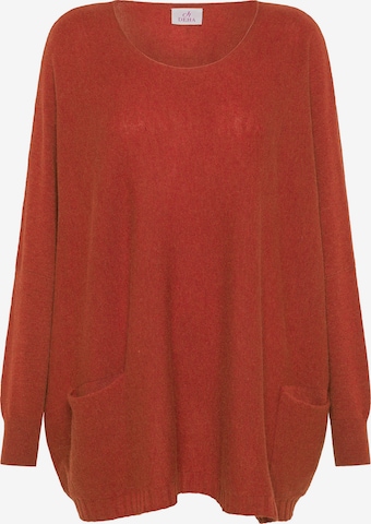 Pull-over oversize DEHA en orange : devant