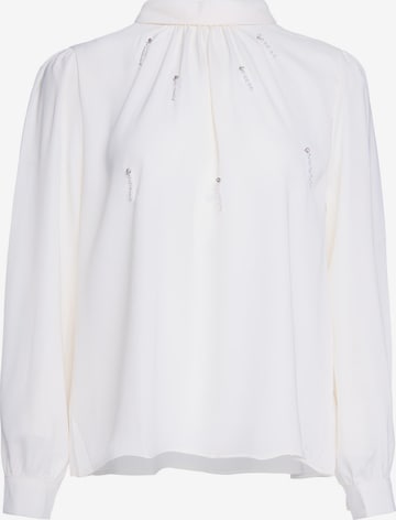 usha BLACK LABEL Blouse in Beige: voorkant