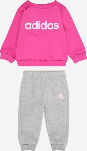 ADIDAS SPORTSWEAR Tracksuit 'Essentials Lineage' in Grey: front