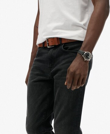 Coupe slim Jean Superdry en noir