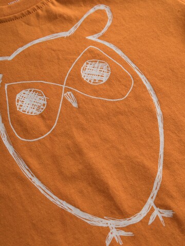 KnowledgeCotton Apparel T-Shirt in Orange