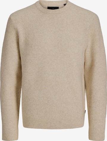 Pullover 'JPRBLASimon' di JACK & JONES in beige: frontale