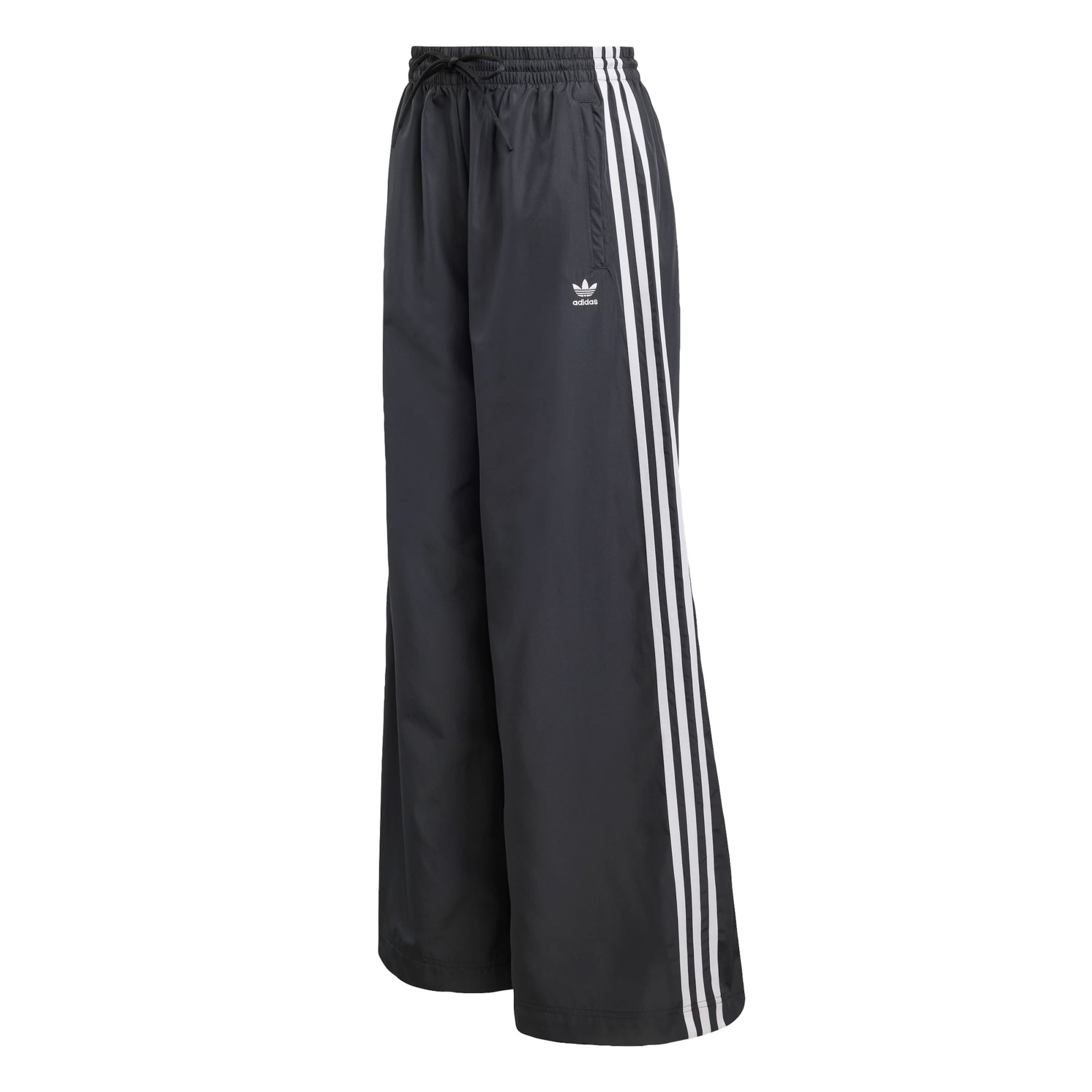 ADIDAS ORIGINALS Wide leg Παντελόνι ' Firebird Adilenium' σε μαύρο: μπροστά