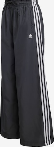 ADIDAS ORIGINALS Wide leg Παντελόνι ' Firebird Adilenium' σε μαύρο: μπροστά