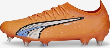 Scarpa da calcio 'Ultra Ultimate' di PUMA in arancione: frontale