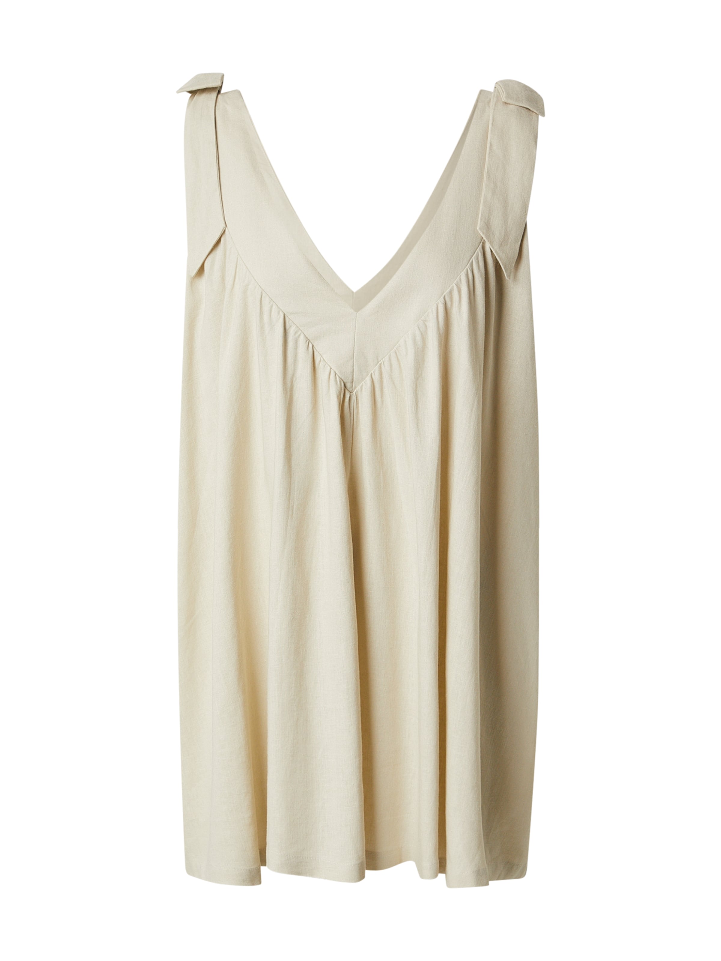 Robe Tatiana Zidekova en beige : devant
