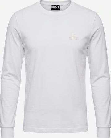 DIESEL - Camisa 'T-DIEGO-LONG-A-R-HD-NEW' em branco: frente