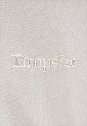 Dropsize - Sudadera con cremallera en gris