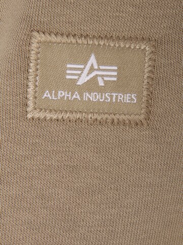 ALPHA INDUSTRIESSweater majica 'X-Fit' - bež boja