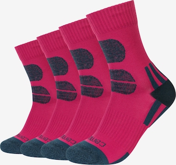 camano Sports socks in Pink: front