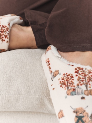 Next - Zapatillas de casa en beige