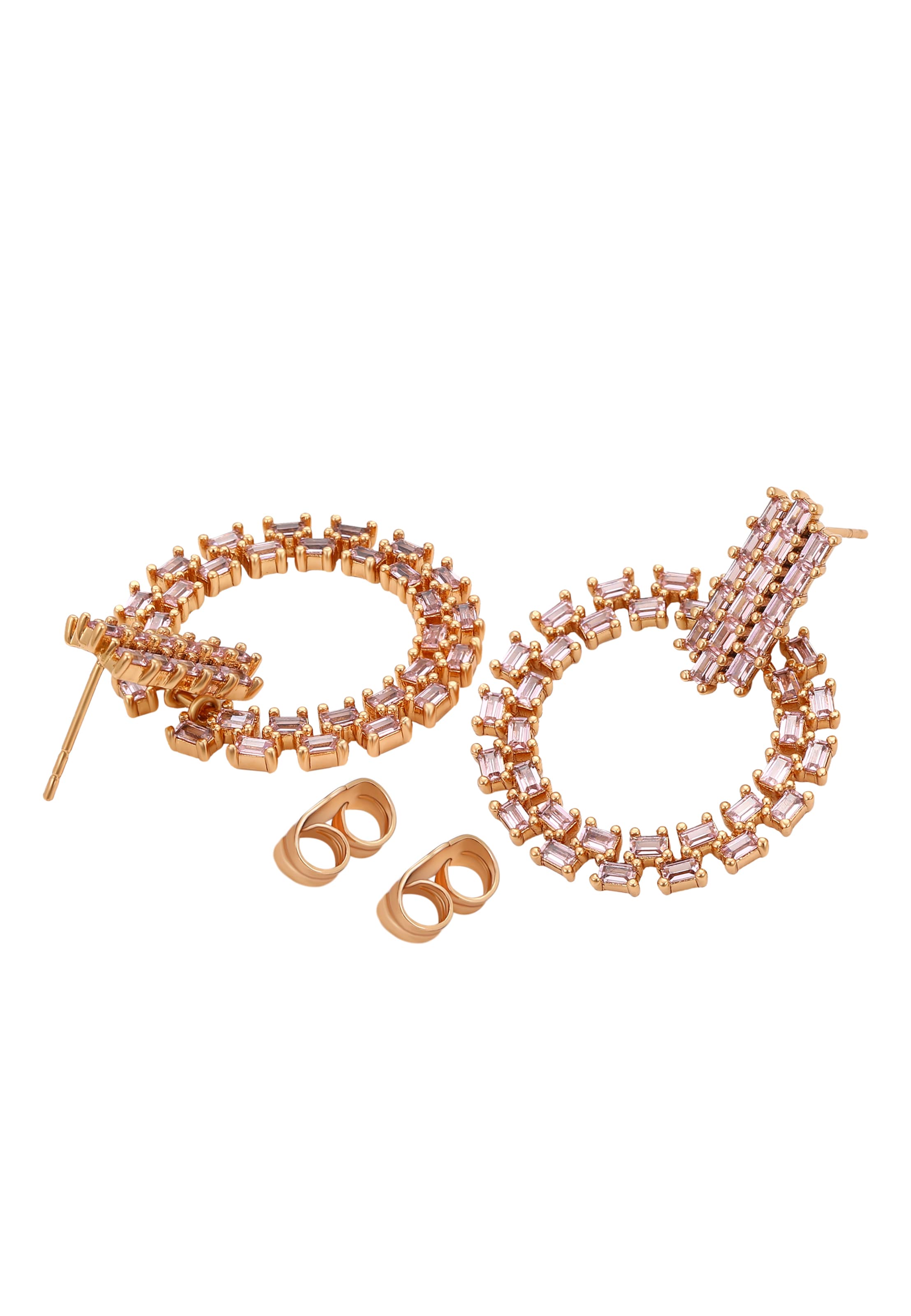 faina Earrings in Gold: front