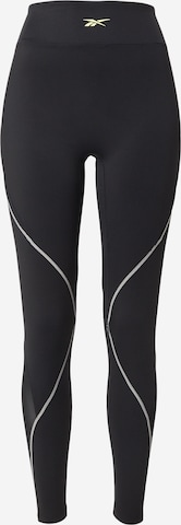 Reebok Skinny Sportsbukser i sort: forside