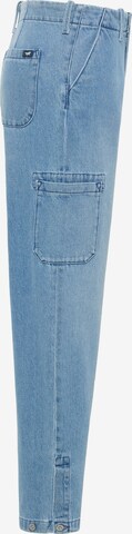 MUSTANG Loose fit Jeans ' Ava Loose Wide Cargo ' in Blue