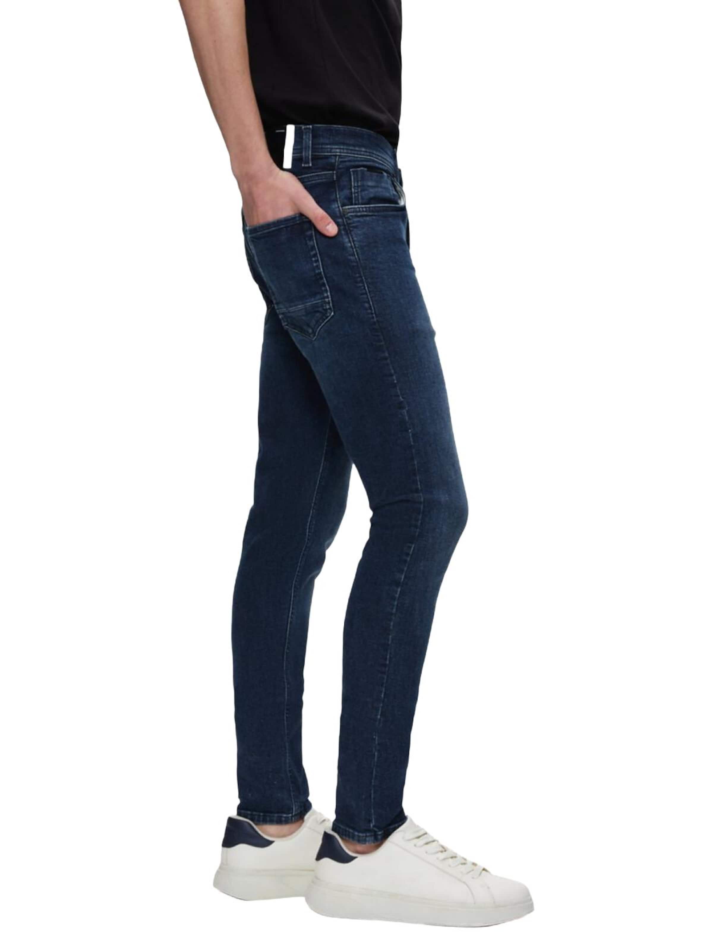 LTB Jeans - Skinny Vaquero 'LTB Jeans Herren New Smarty Skinny Leg Mid Waist Jeanshose' en azul