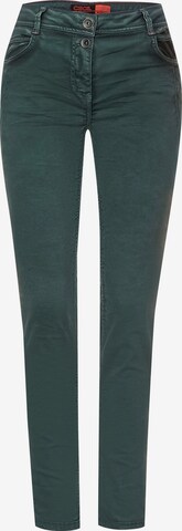 CECIL Jeans 'Scarlett' in Groen: voorkant