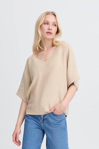 b.young Shirt 'MORLA' in Beige: front