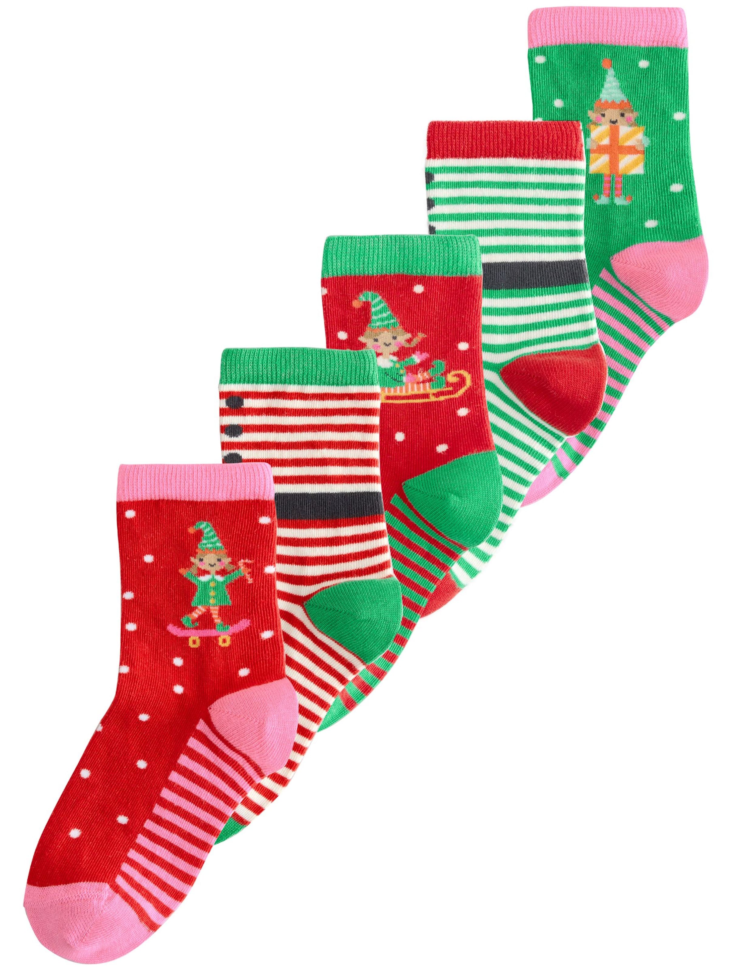 Next Socken in Grün: Vorderseite