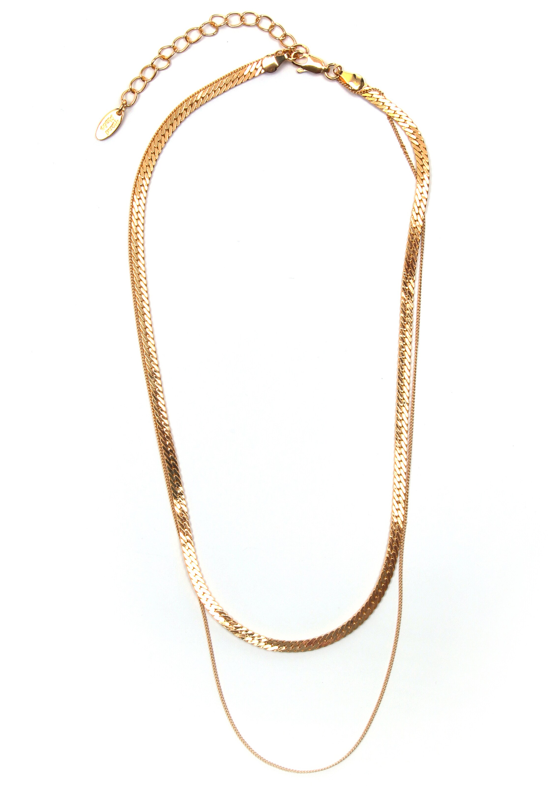 J. Jayz Necklace in Gold: front