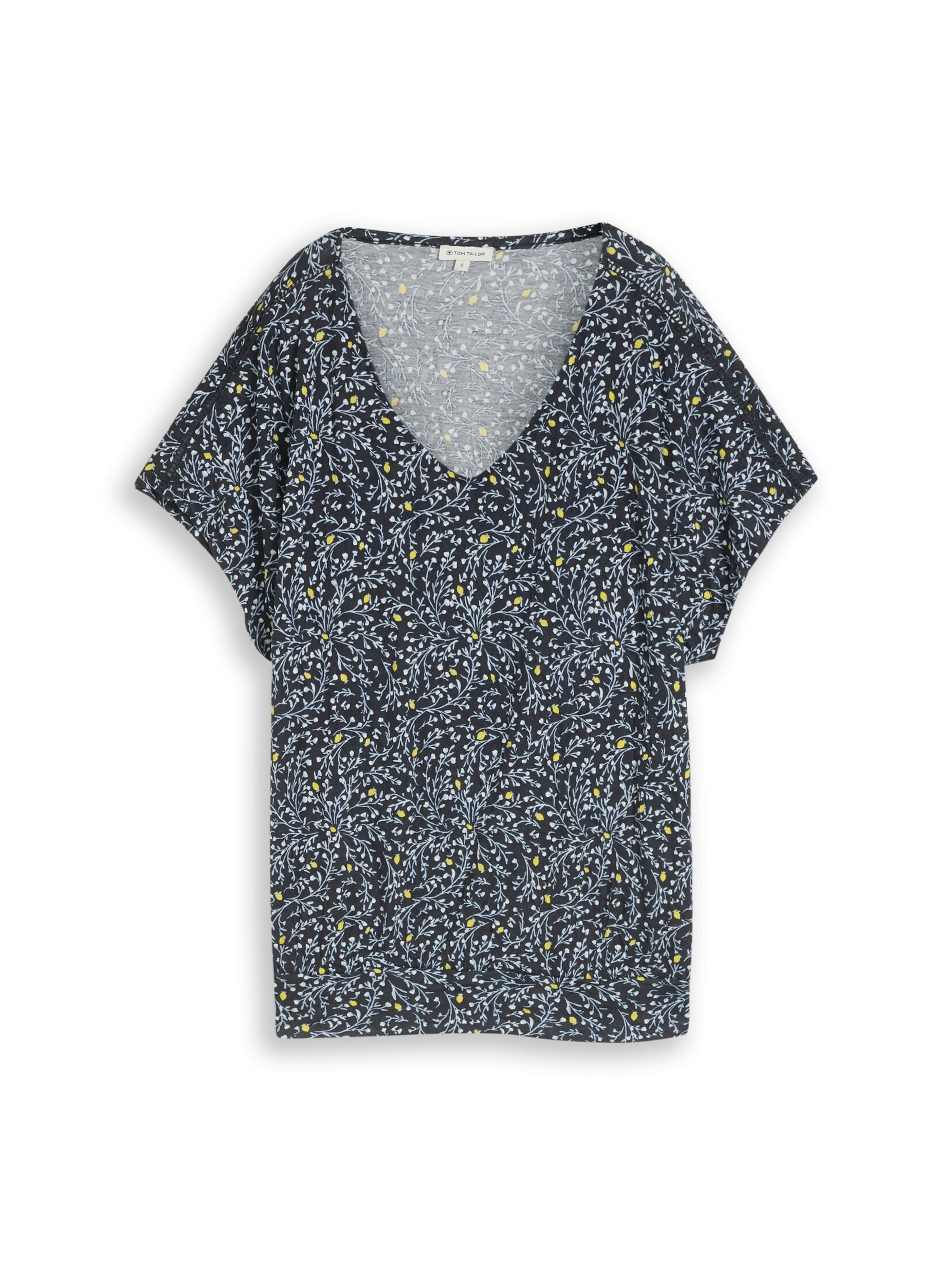 TOM TAILOR Shirt in Blauw: voorkant