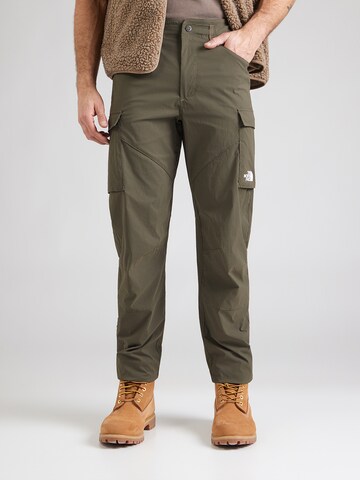 THE NORTH FACE Обычный Штаны в спортивном стиле 'EXPLORATION' в Зеленый: спереди