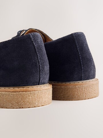 Next Buty sznurowane 'Derby' w kolorze niebieski