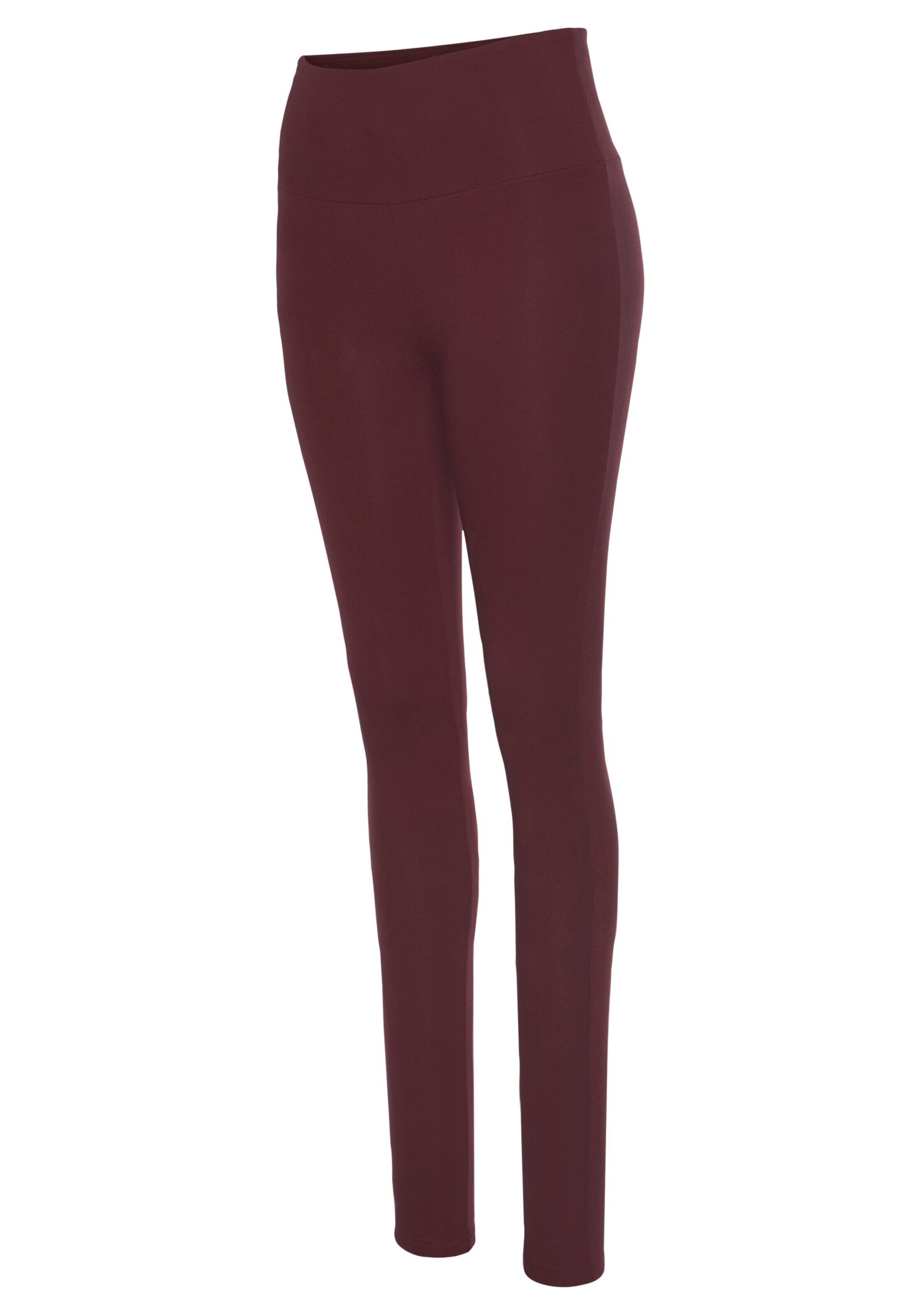 LASCANA Regular Leggings in Red