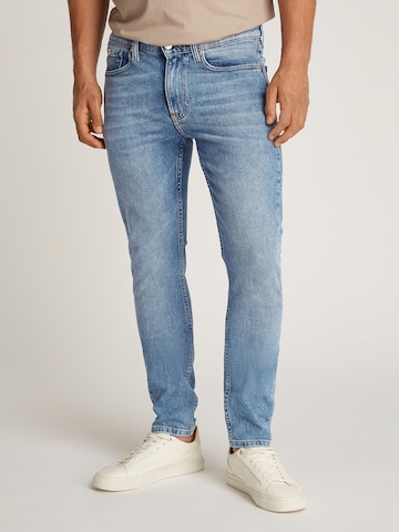 Coupe slim Jean Calvin Klein Jeans en bleu : devant