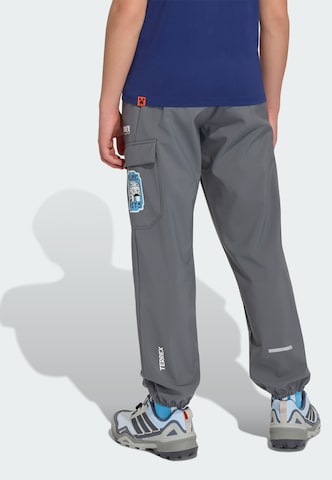 ADIDAS TERREX - Tapered Pantalón de montaña 'Minecraft' en gris