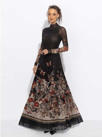 JIORO Kleid in Schwarz