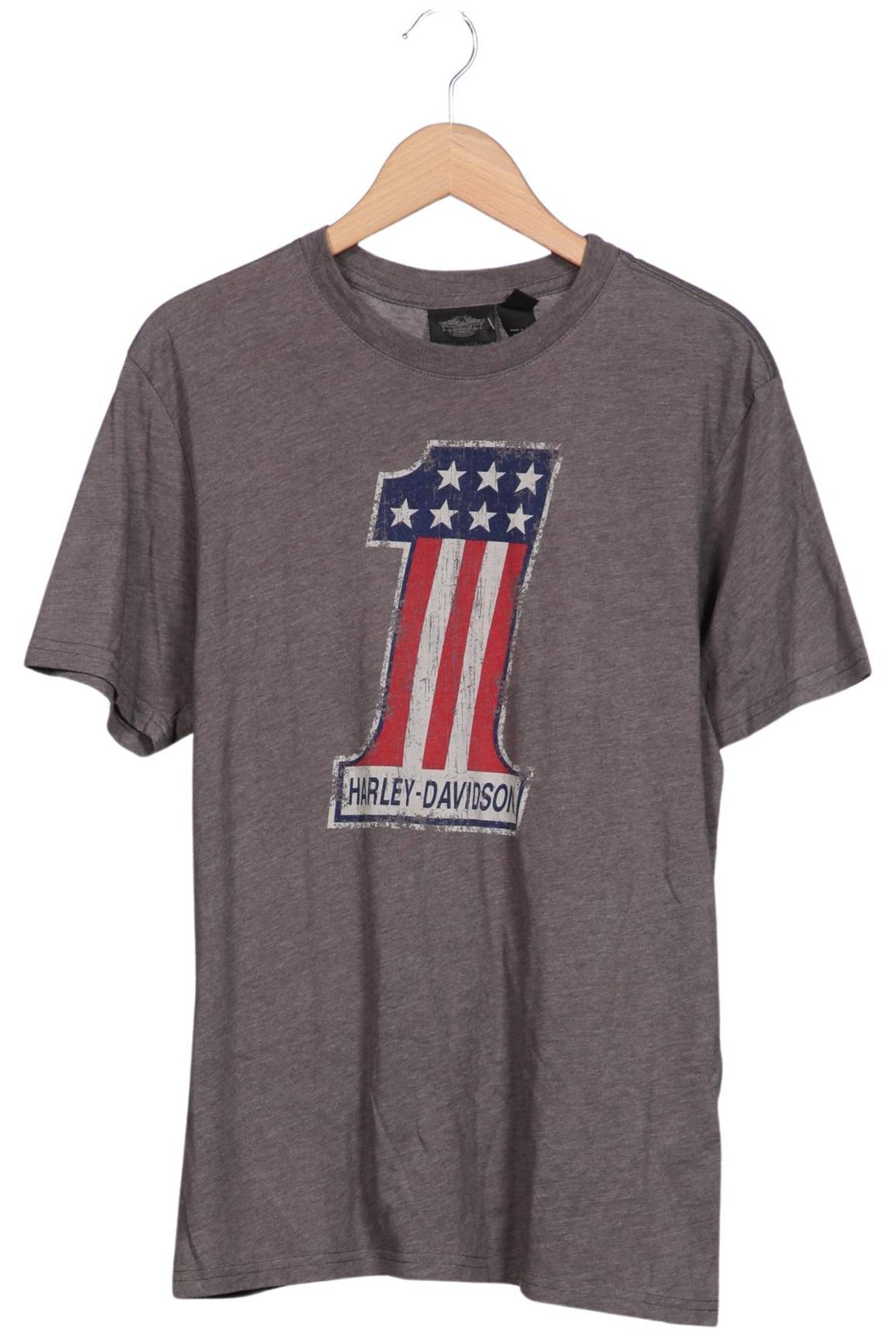 Harley Davidson Shirt in L in Grey: front