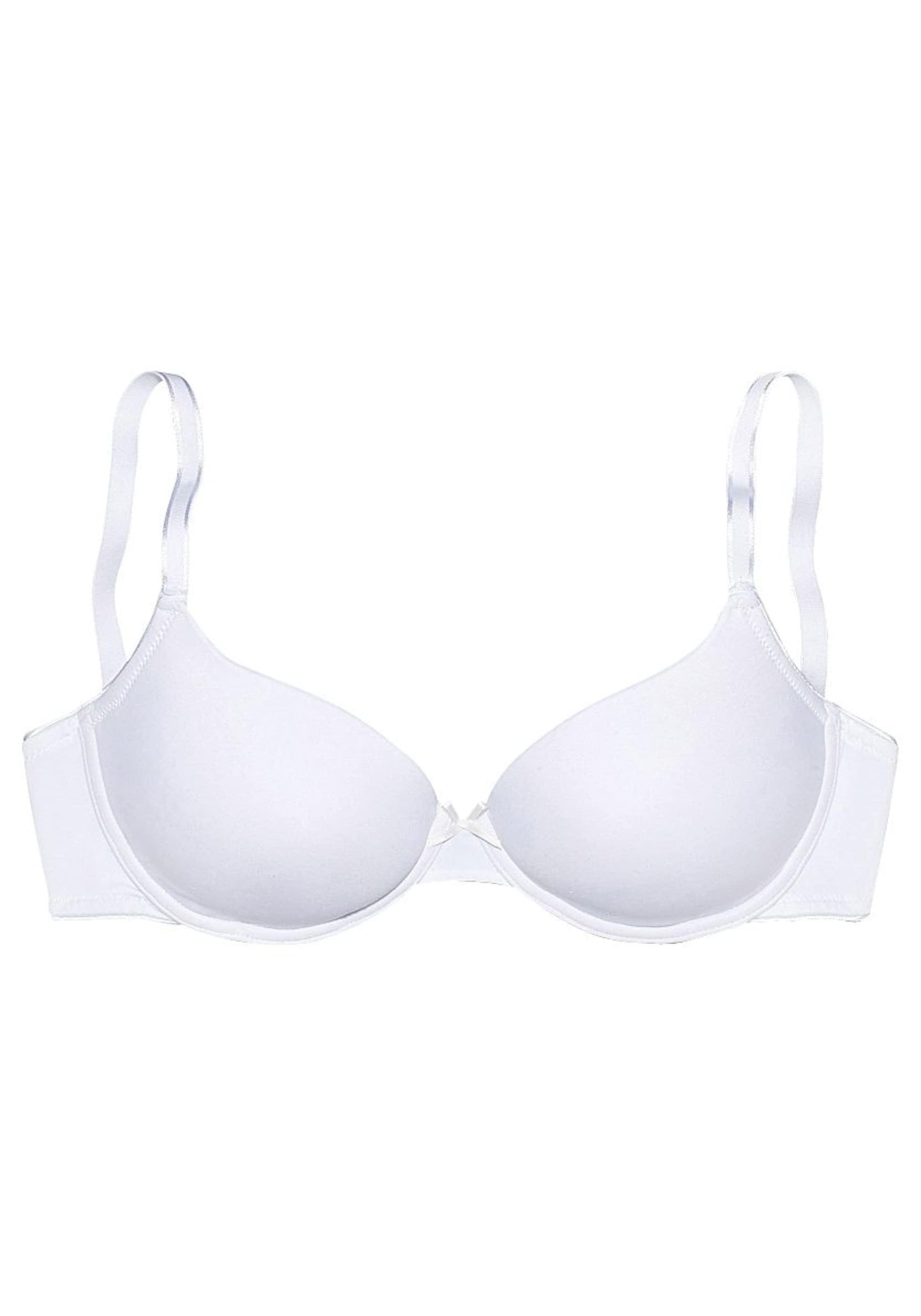 Regular Sutien de la LASCANA pe alb: față