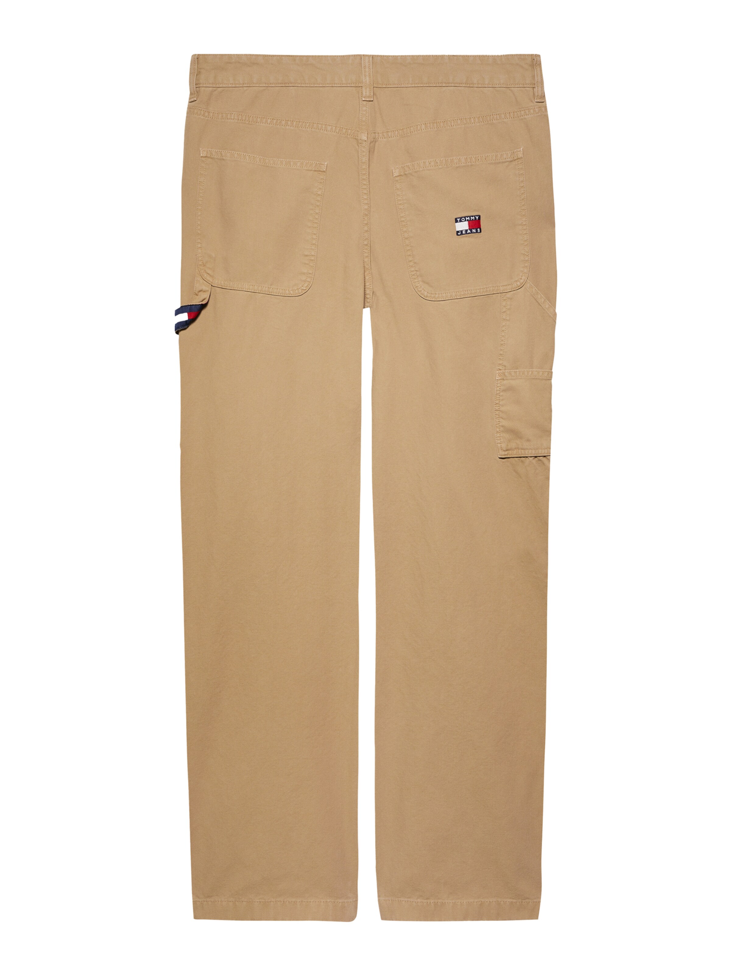 Tommy Jeans Loose fit Trousers 'JAIMIE' in Beige