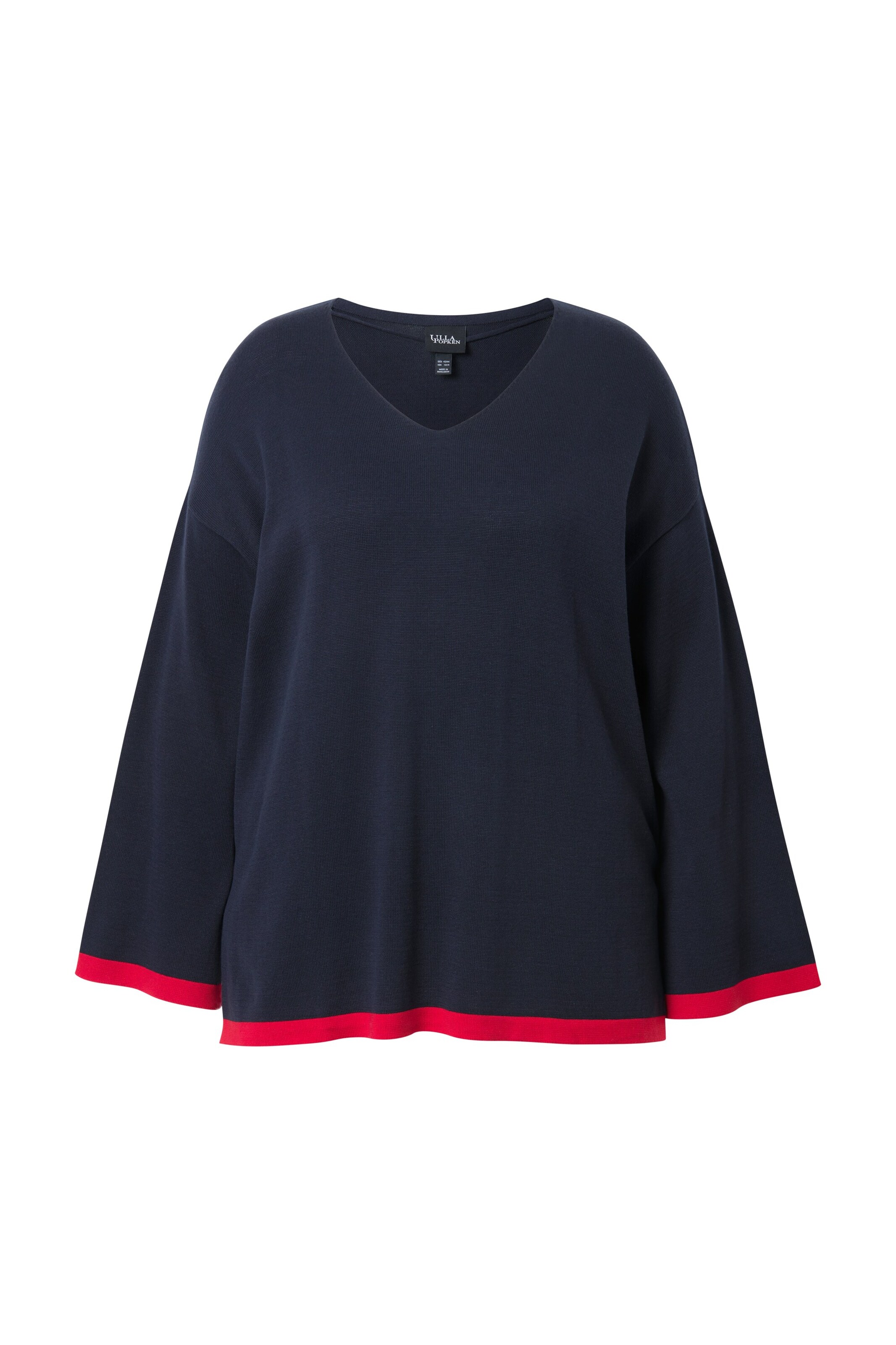 Ulla Popken Pullover in Blau: Vorderseite