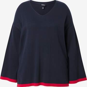 Ulla Popken Sweater in Blue: front