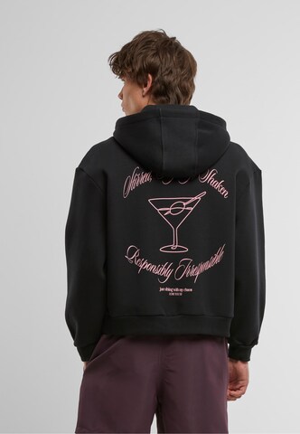 Lost Youth Sweatvest 'Responsibly Irresponsible' in Zwart: voorkant