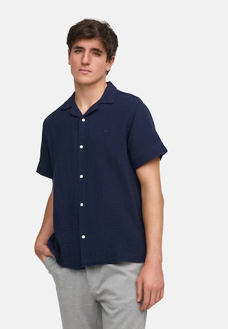 Kronstadt Regular fit Button Up Shirt 'Avery' in Blue