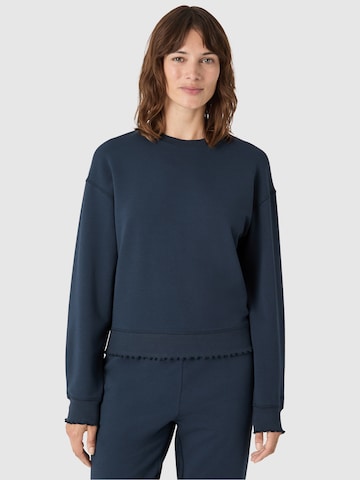Sweat-shirt Les Lunes en bleu : devant